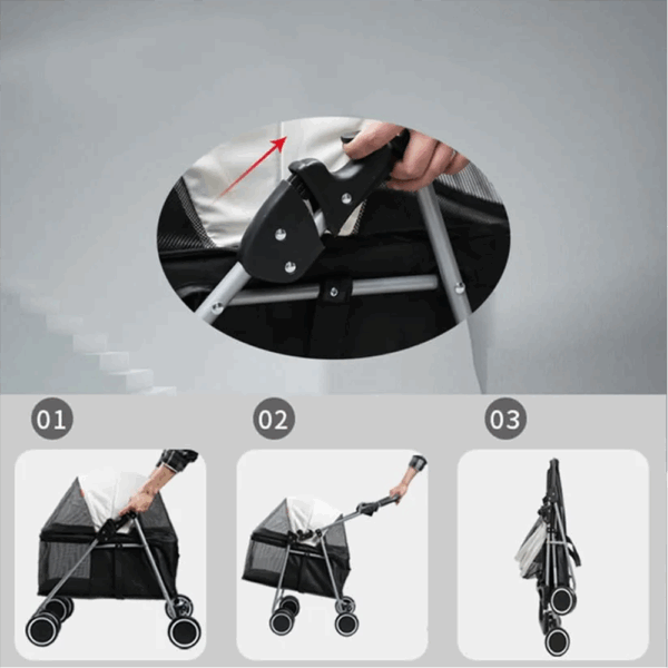 Carreola Plegable Para Mascotas