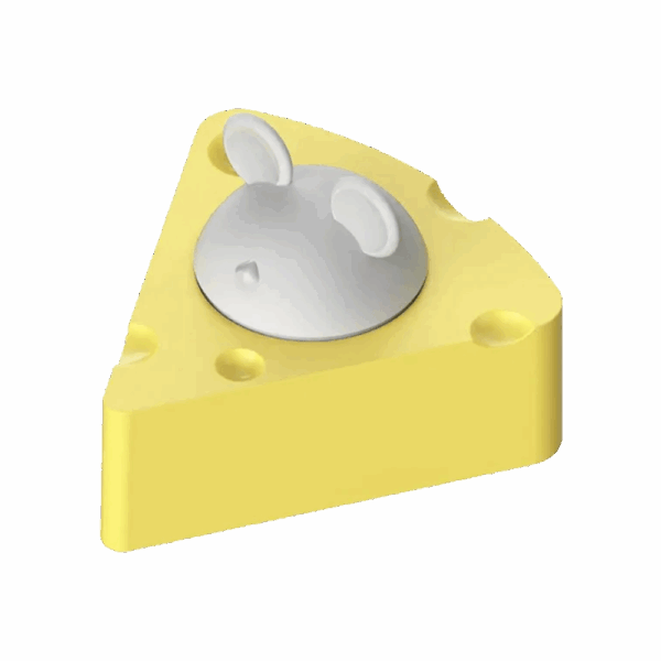 Catnip Con Diseño De Queso Para Mascota