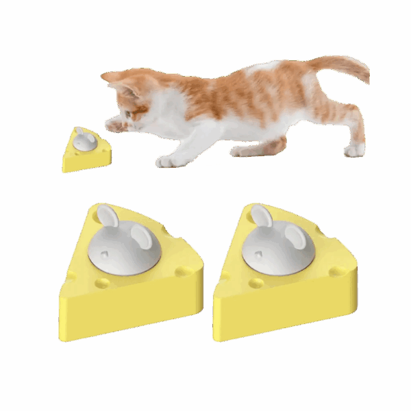 Catnip Con Diseño De Queso Para Mascota
