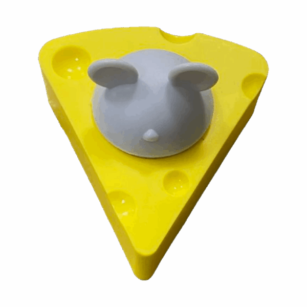 Catnip Con Diseño De Queso Para Mascota