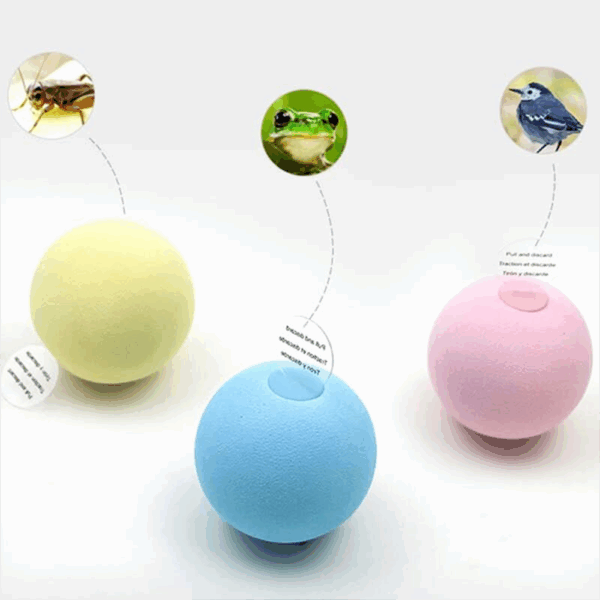 Pelota Para Gato Con Sonido Y Catnip