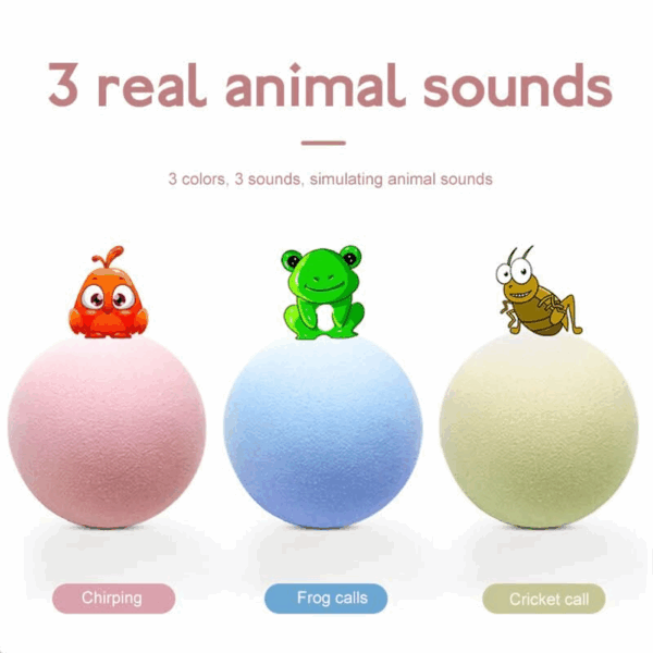 Pelota Para Gato Con Sonido Y Catnip