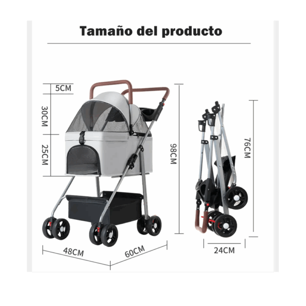 Carriola Plegable para Mascota