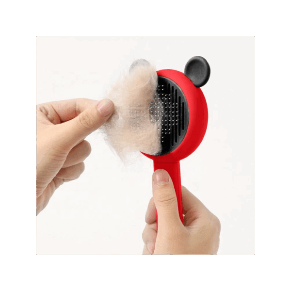 Cepillo Con Botón Para Mascota