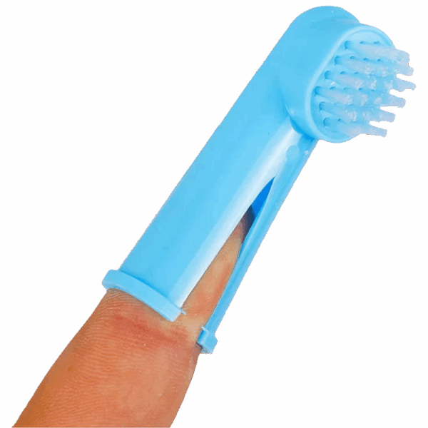 Kit De Cepillo De Dientes y 2 Piezas Dedal Para Mascota