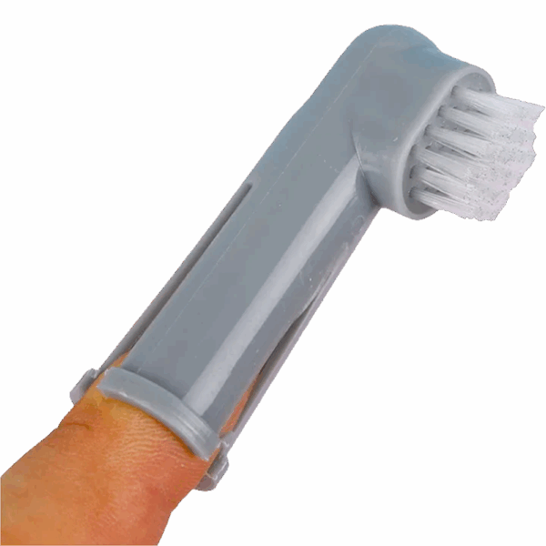 Kit De Cepillo De Dientes y 2 Piezas Dedal Para Mascota