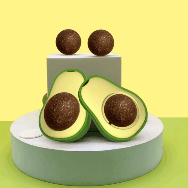 Catnip Juguete Aguacate Y Bola Golosina Para Gato