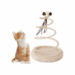Juguete Con Resorte Espiral Para Mascota