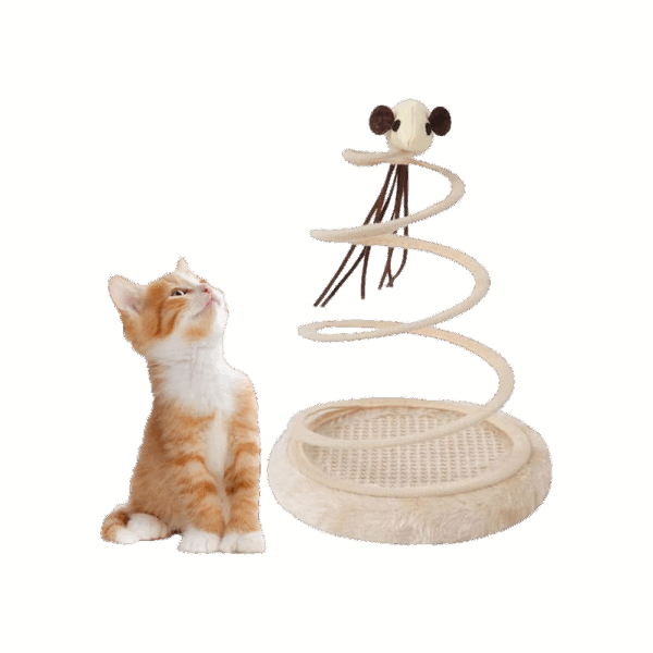 Juguete Con Resorte Espiral Para Mascota
