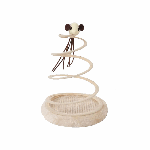 Juguete Con Resorte Espiral Para Mascota