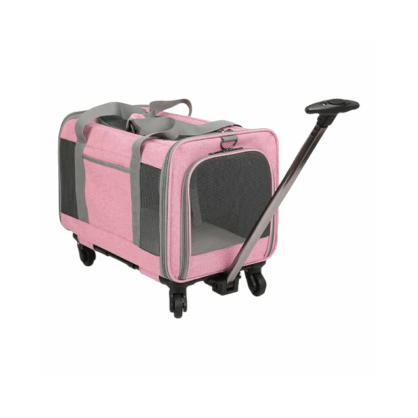 Carrito Transportador Con Llantas Mascota Perro Gato