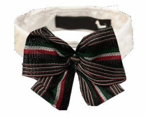 Cuello blanco con Moño Mexicano Para Mascota