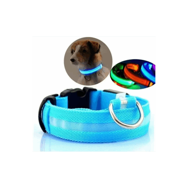 Collar De Luz LED De Batería Para mascota