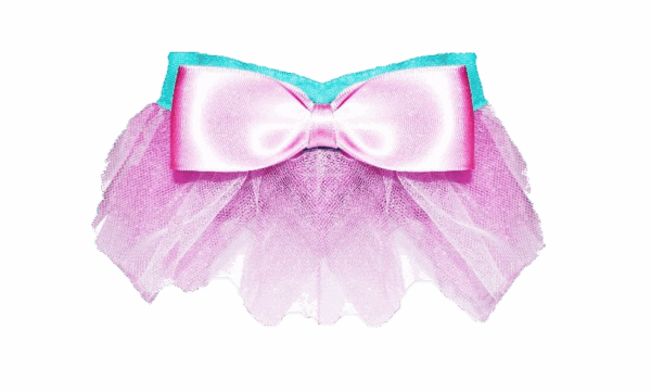 Tutú Para Mascota rosa claro con menta