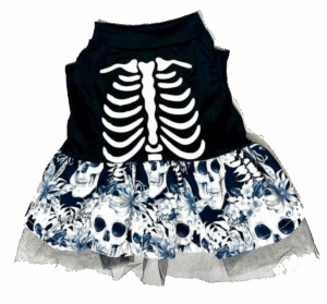 Vestido de Catrina Para Mascotas