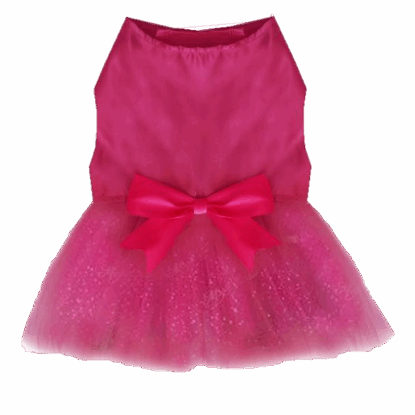 Vestido Para Mascota fiusha de tul