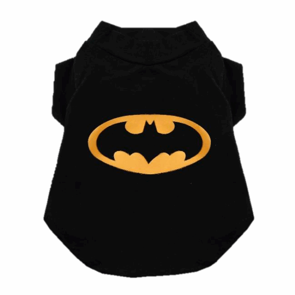 Playera Para Mascota con diseño de logo Batman