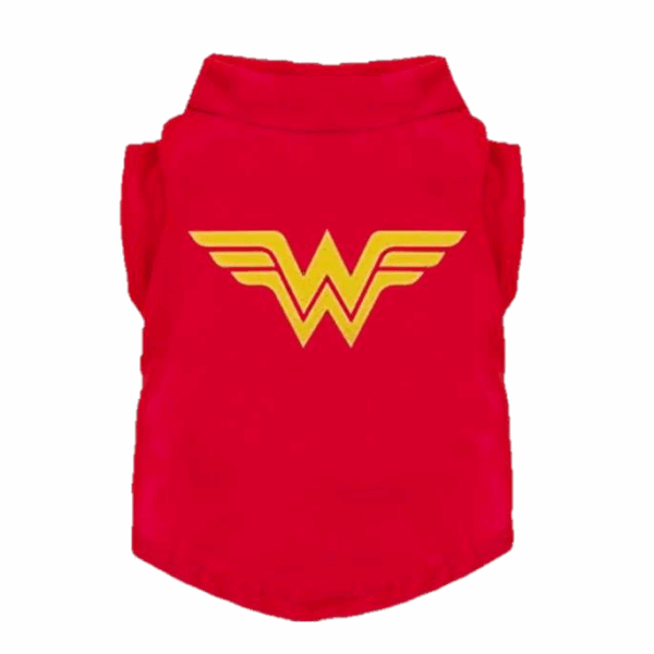 Playera Para Mascota Mujer maravilla