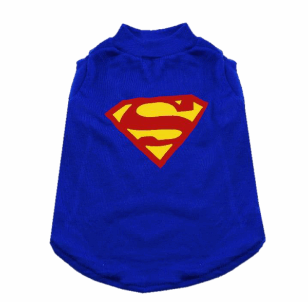Playera Para Mascota logo de Superman